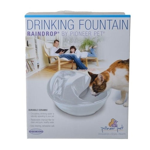 Pioneer Pet RainDrop Ceramic Fountain 1.7 Litres