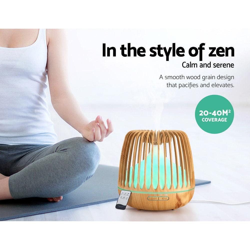 Devanti Aroma Diffuser Aromatherapy Remote 500ml - Mega Pet Store
