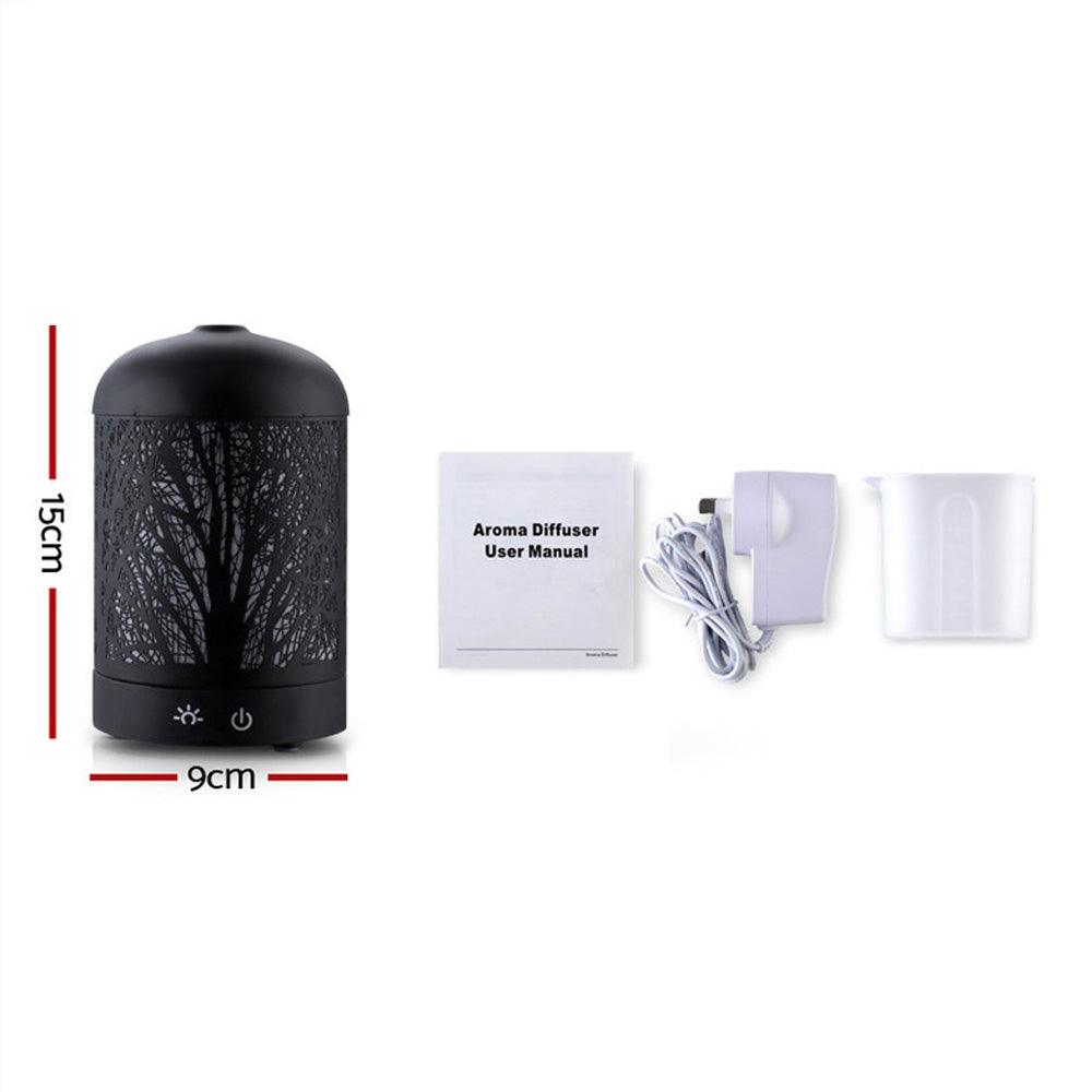 Devanti Aroma Diffuser Aromatherapy Black 160ml - Mega Pet Store