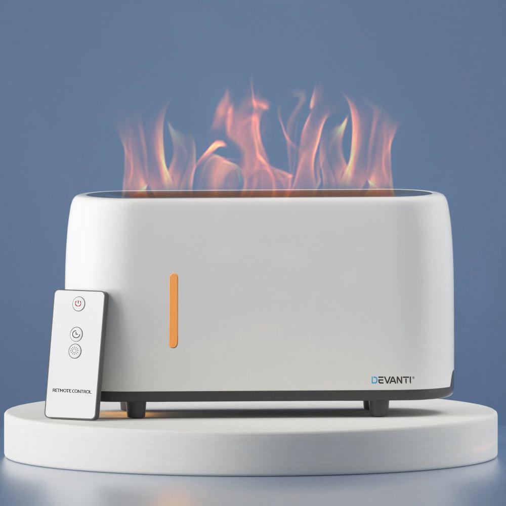 Devanti Aroma Diffuser Aromatherapy Flame 240ml - Mega Pet Store