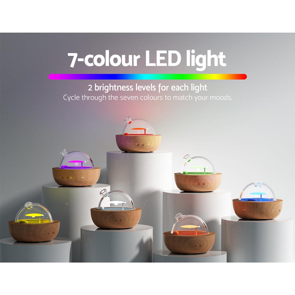 Devanti Aroma Diffuser Aromatherapy Glass 200ml - Mega Pet Store