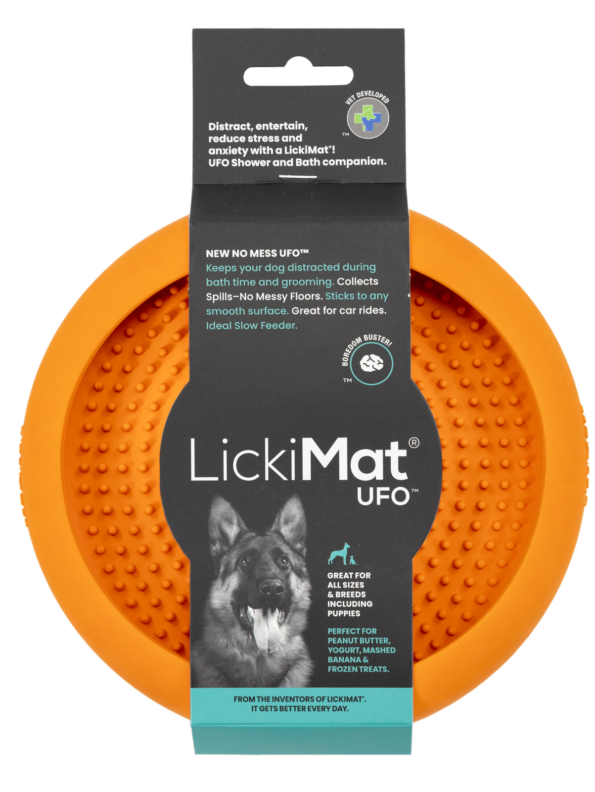 Lickimat UFO Slow Feeder Anti-Anxiety Licking Dog Bowl