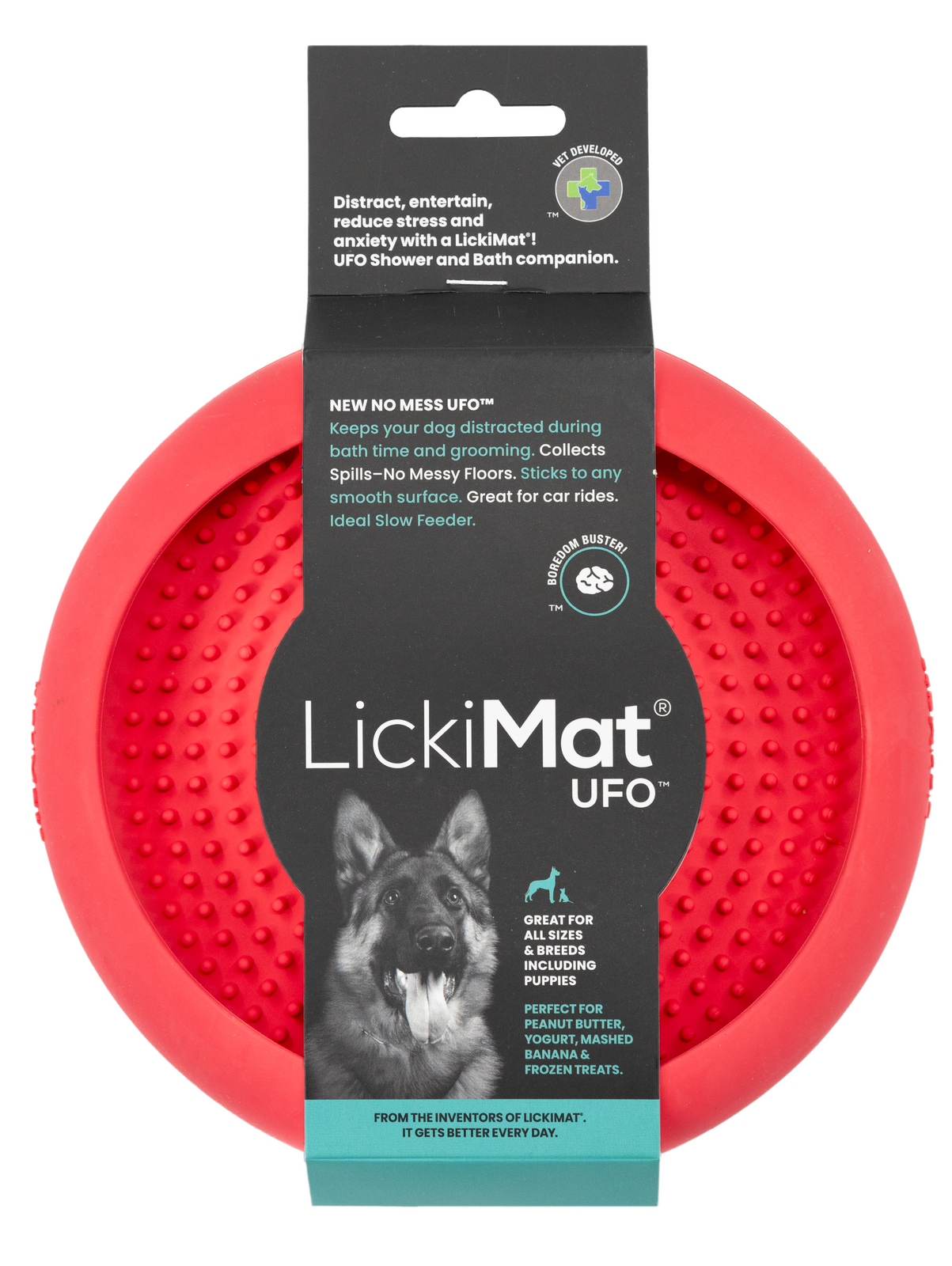 Lickimat UFO Slow Feeder Anti-Anxiety Licking Dog Bowl