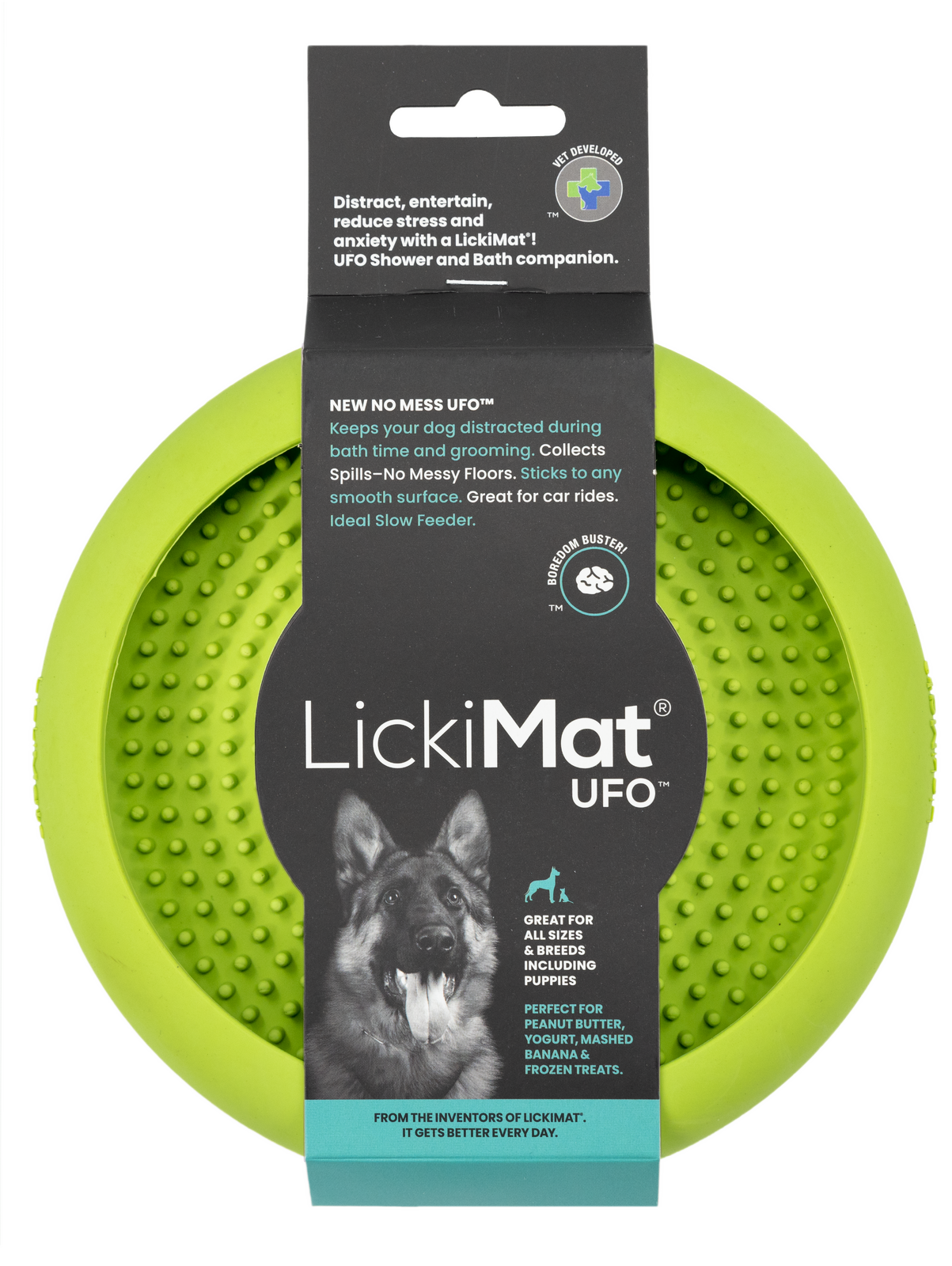 Lickimat UFO Slow Feeder Anti-Anxiety Licking Dog Bowl