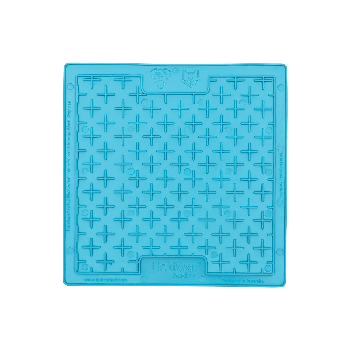 Lickimat Buddy Original Slow Food Anti-Anxiety Licking Mat for Cats