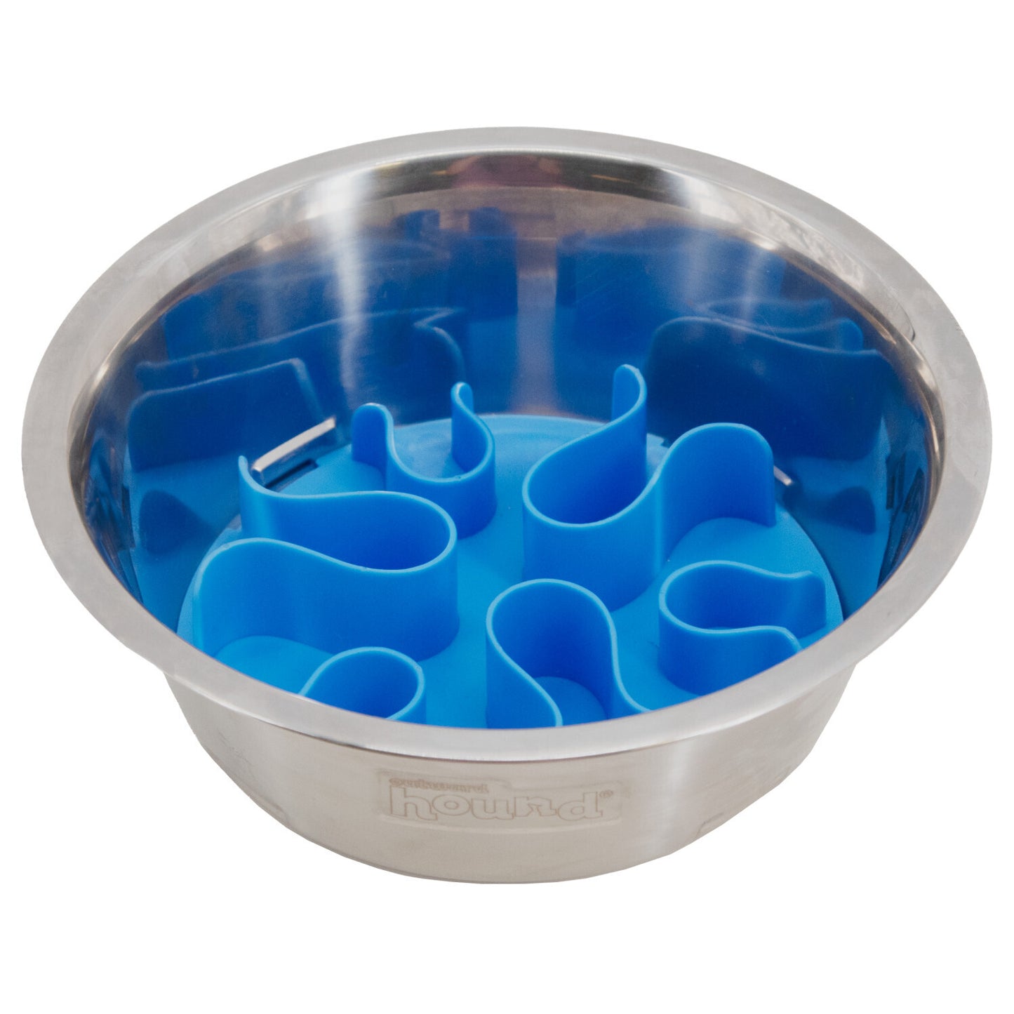 Outward Hound Stainless Steel Fun Feeder Pet Food Bowl