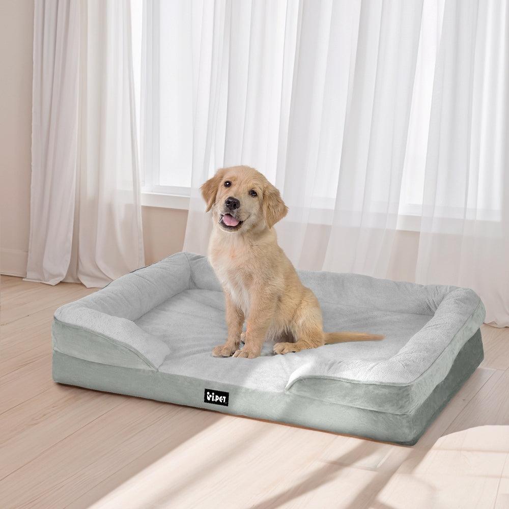i.Pet Pet Bed Dog Calming Soft Cushion Egg Crate Large Sofa Washable Removable - Mega Pet Store