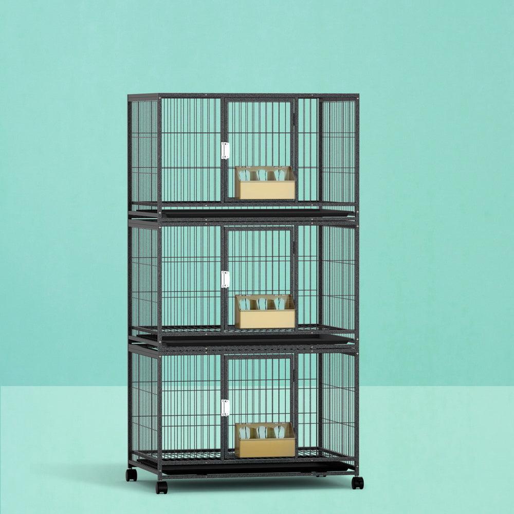 i.Pet Bird Cage Large Bird Cages Aviary Budgie Perch Cage Parrot Pet Stand Wheels - Mega Pet Store