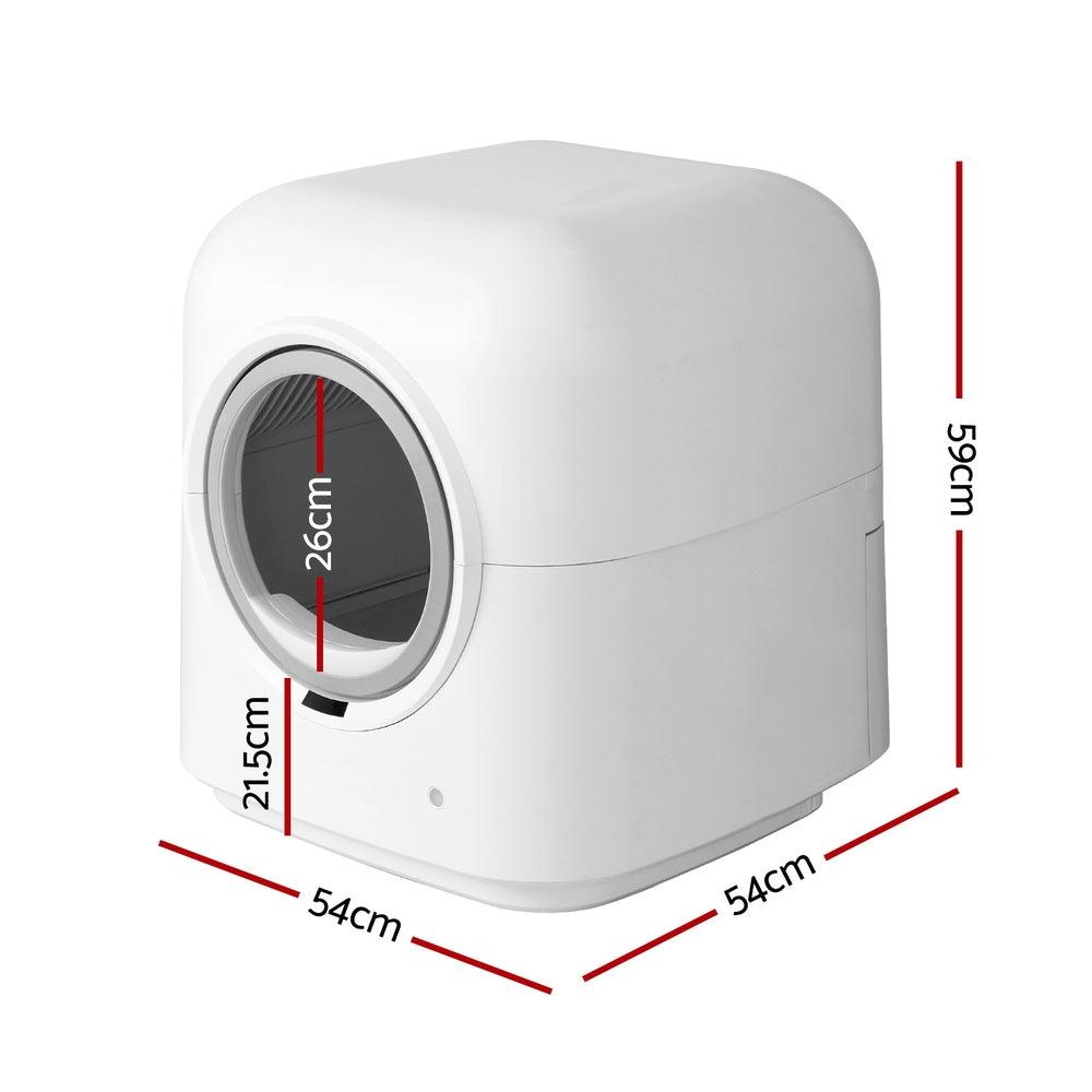 i.Pet Automatic Cat Litter Box Self-Cleaning Smart Large Toilet Tray App Control - Mega Pet Store