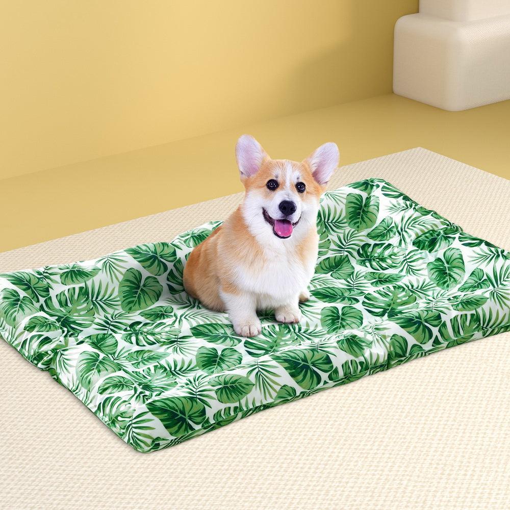 i.Pet Pet Cooling Mat Gel Dog Cat Self-cool Puppy Pad Large Bed Summer Green - Mega Pet Store