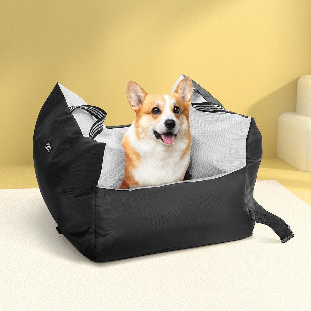 i.Pet Dog Car Seat Booster Cover Dog Bed Portable Waterproof Belt Non Slip - Mega Pet Store