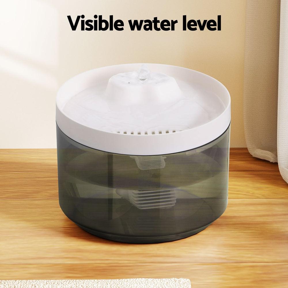i.Pet Pet Water Fountain Feeder Dispenser Filter Dog Cat Drinking Automatic 2.2L - Mega Pet Store