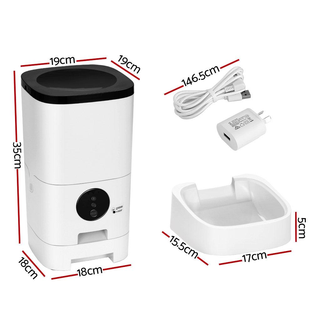 i.Pet Automatic Pet Feeder 6L Wifi Auto Dog Cat Smart Food Dispenser Timer - Mega Pet Store