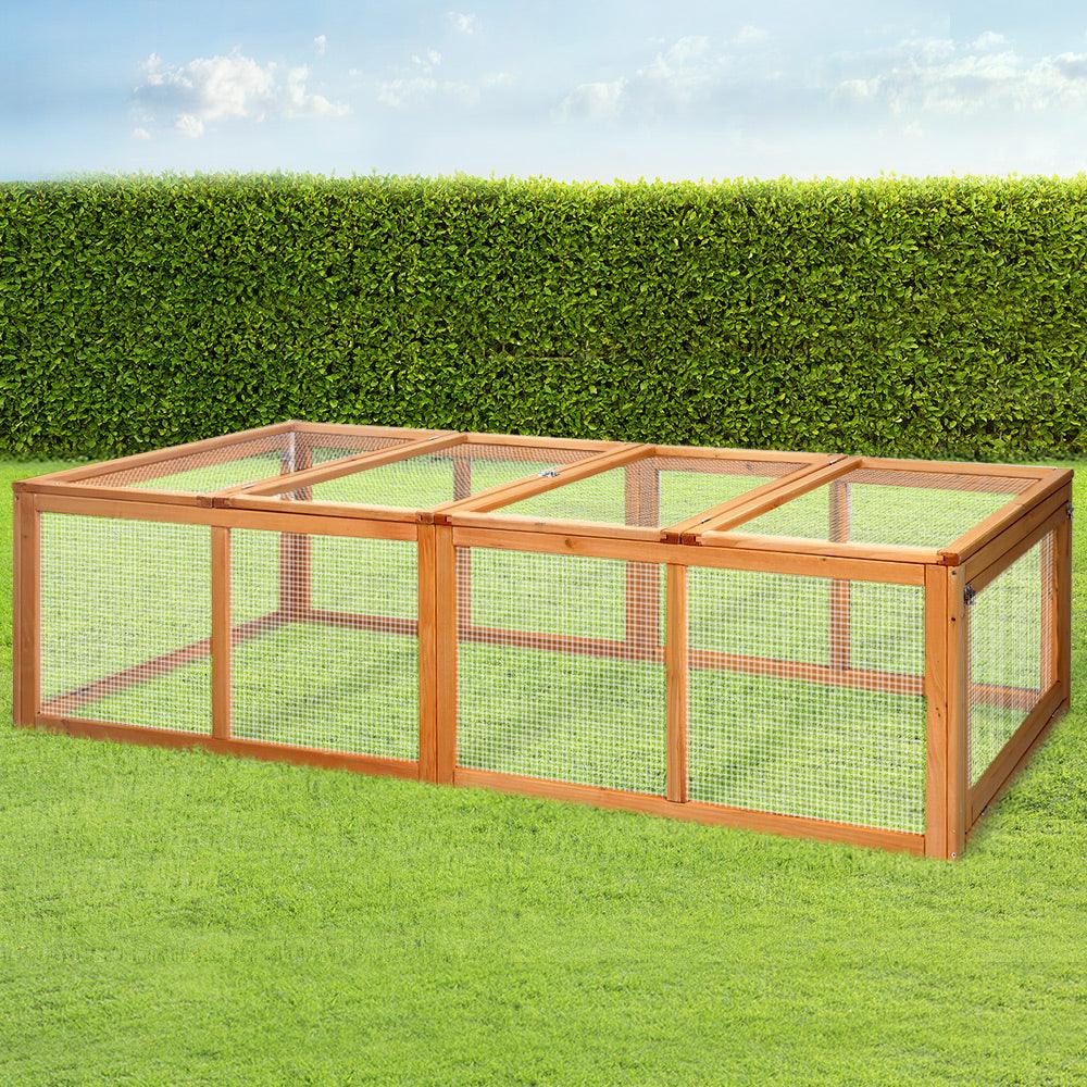 i.Pet Chicken Coop Rabbit Hutch 180cm Extra Large Wooden Chicken House Run XL Hen Cage - Mega Pet Store