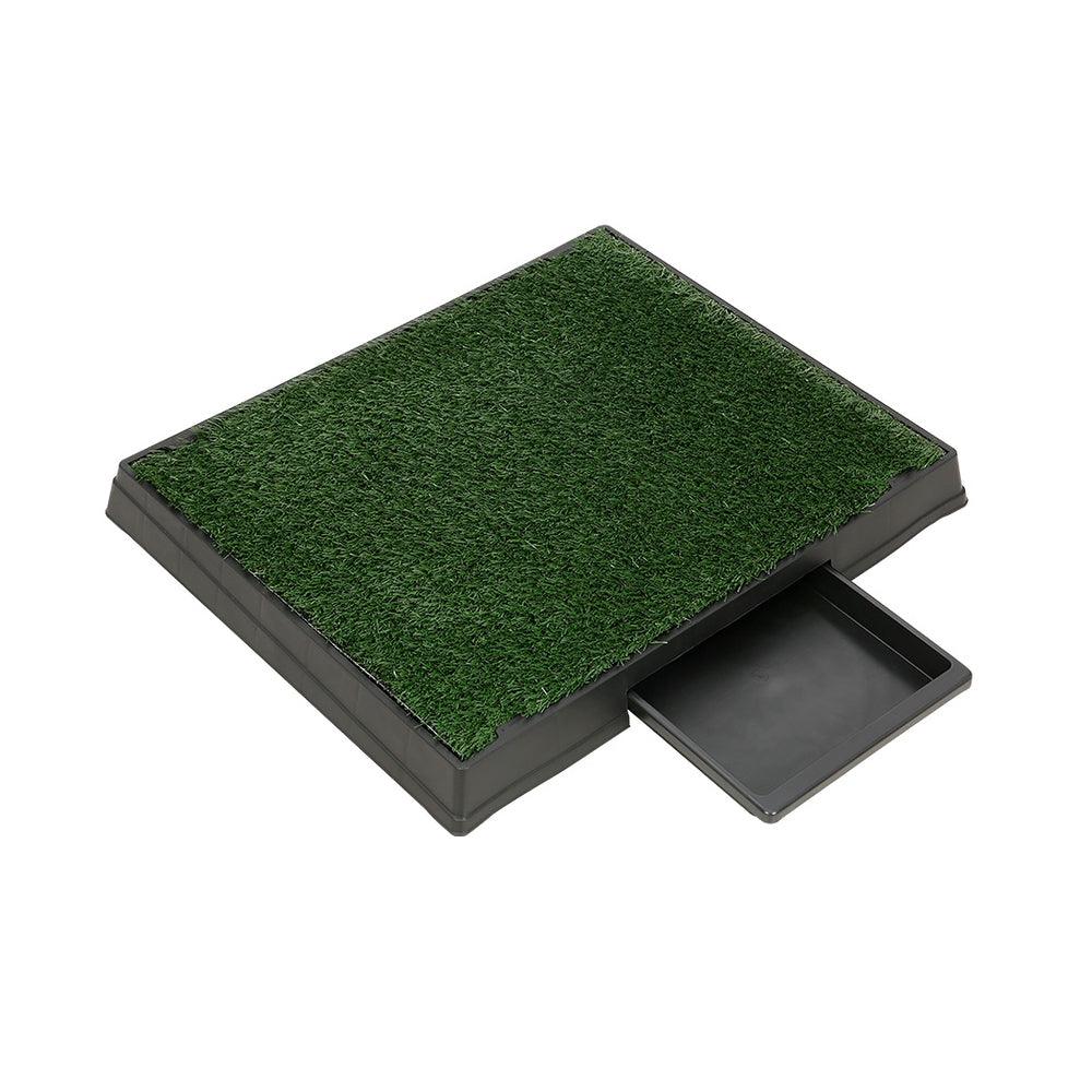 i.Pet Pet Training Pad Dog Potty Toilet Large Portable With Tray Grass 2 Mats - Mega Pet Store