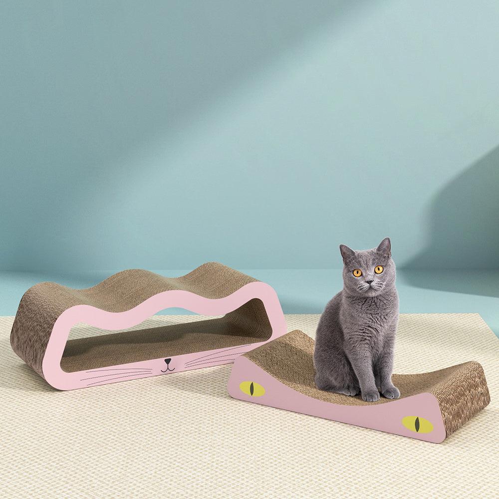 i.Pet Cat Scratching Board Scratcher Cardboard Kitten Indoor Climbing Pad Catnip - Mega Pet Store