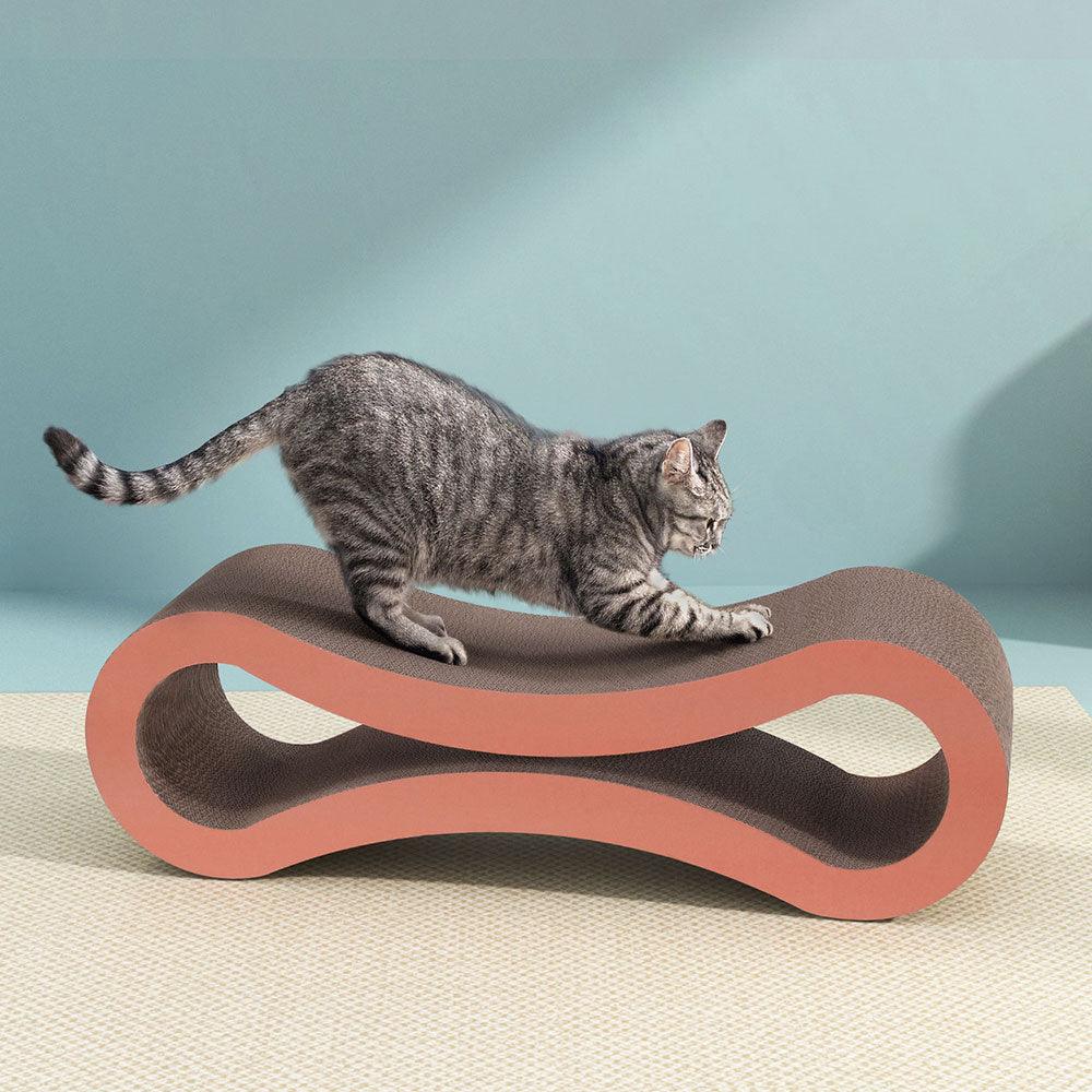 i.Pet Cat Scratching Board Scratcher Cardboard Kitten Indoor Climbing Bed Catnip - Mega Pet Store