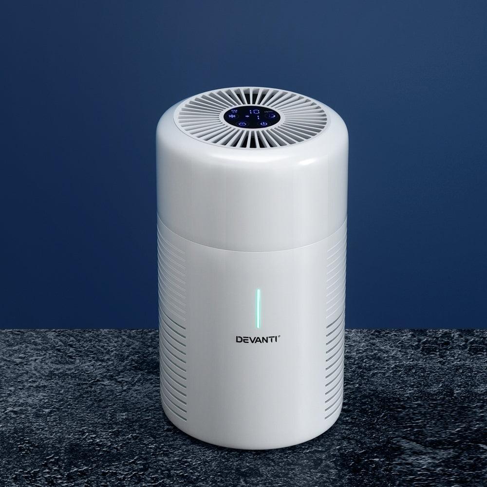 Devanti Air Purifier HEPA Filter Home Purifiers Dust Sensor PM2.5 Remover - Mega Pet Store