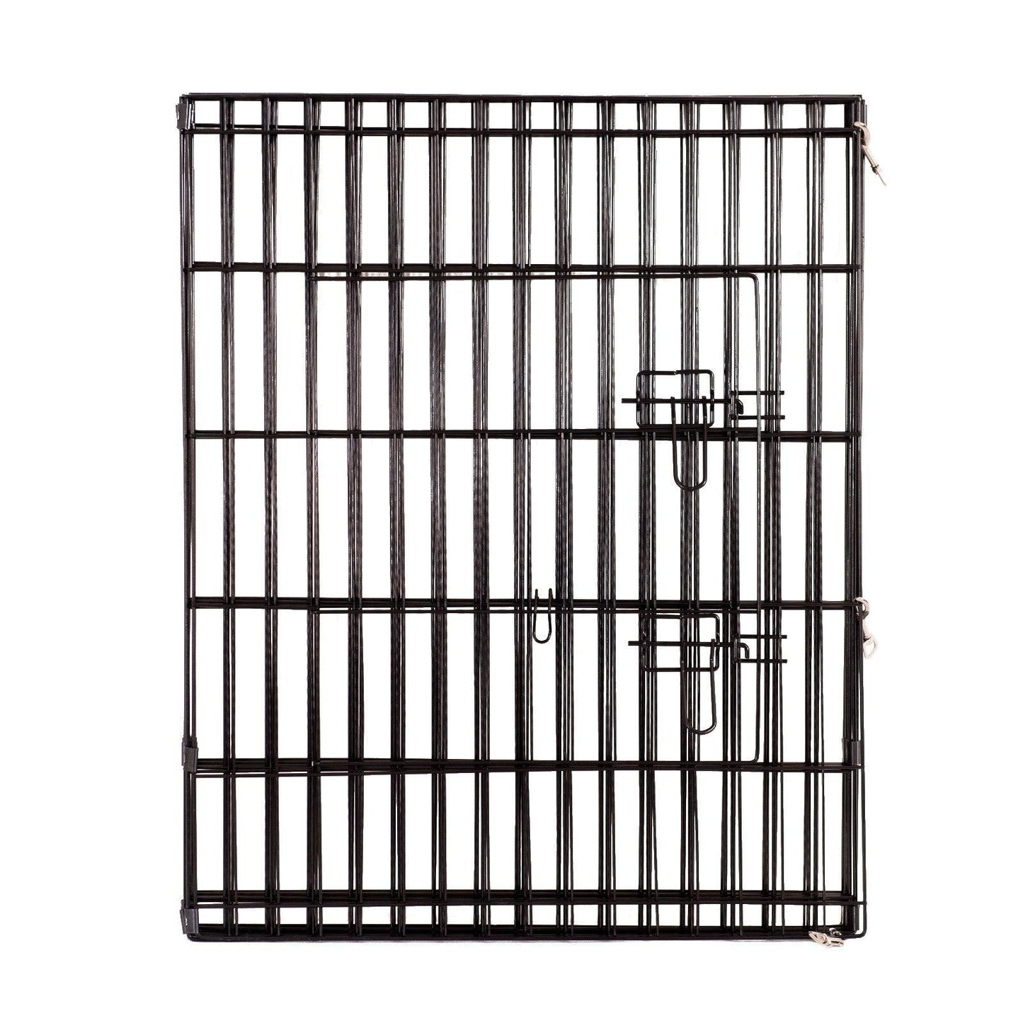 4Paws 8 Panel Playpen Puppy Exercise Fence Cage Enclosure Pets Black All Sizes - 24" - Black - Mega Pet Store