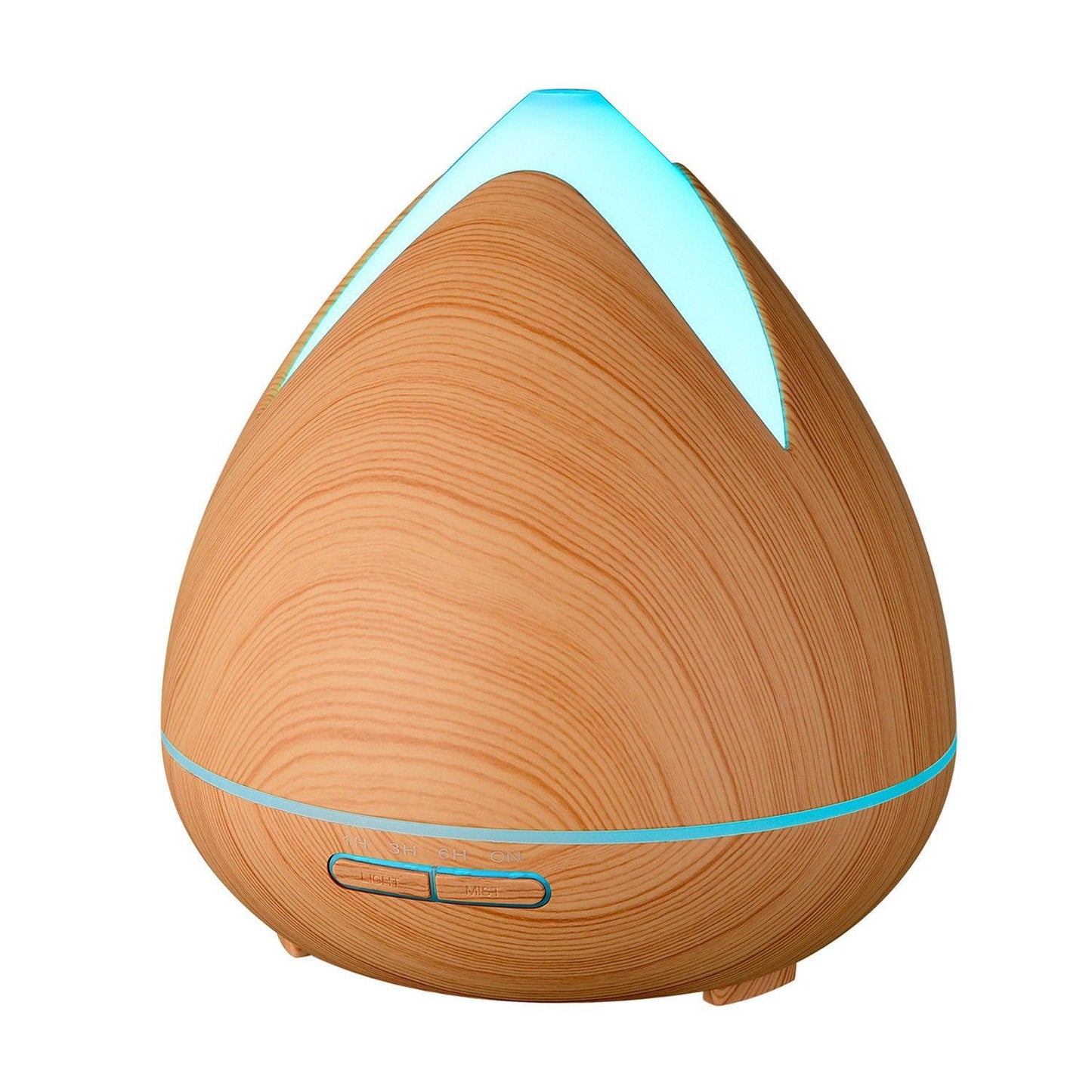 Essential Oils Ultrasonic Aromatherapy Diffuser Air Humidifier Purify 400ML - Light Wood - Mega Pet Store