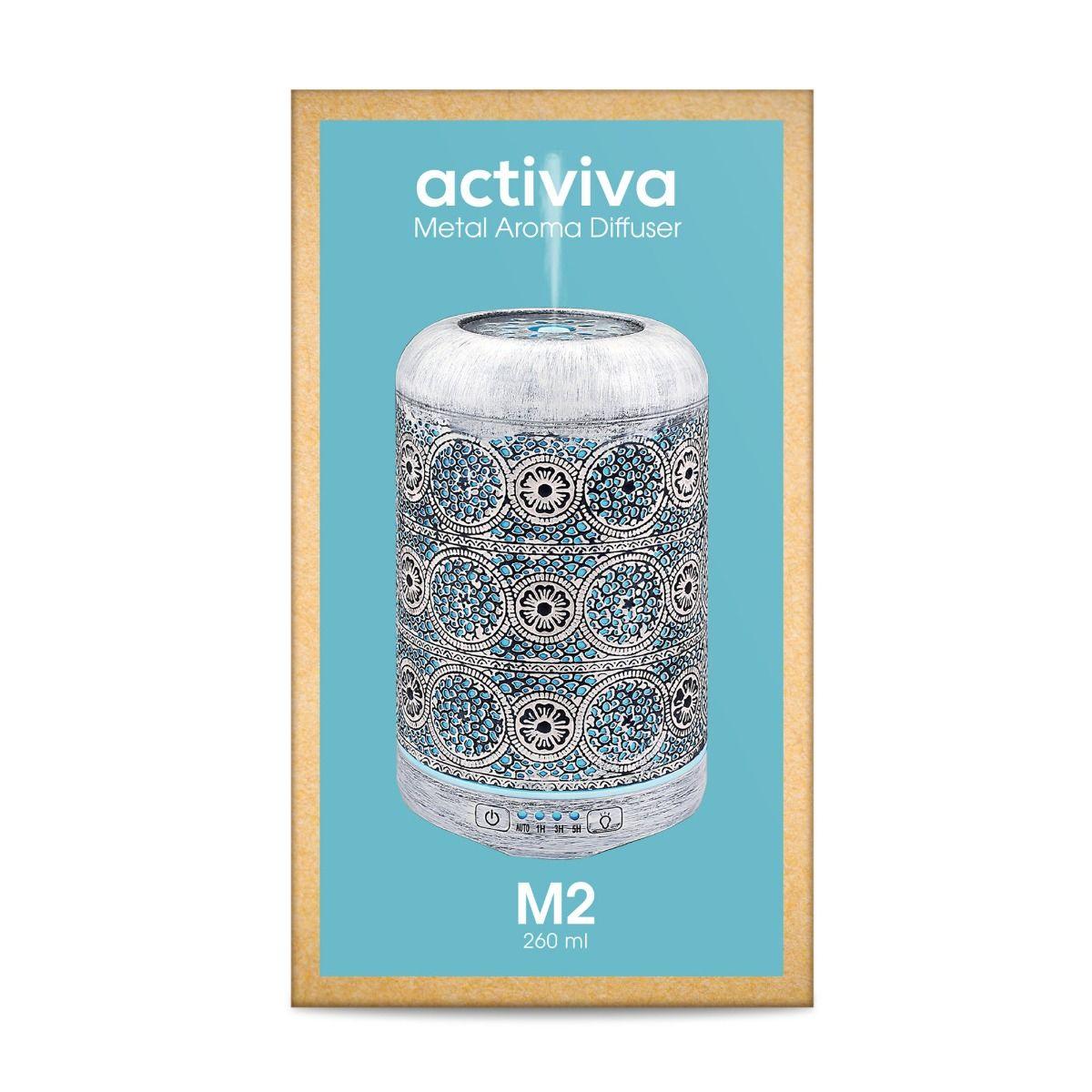 activiva 260ml Metal Essential Oil and Aroma Diffuser-Vintage White - Mega Pet Store