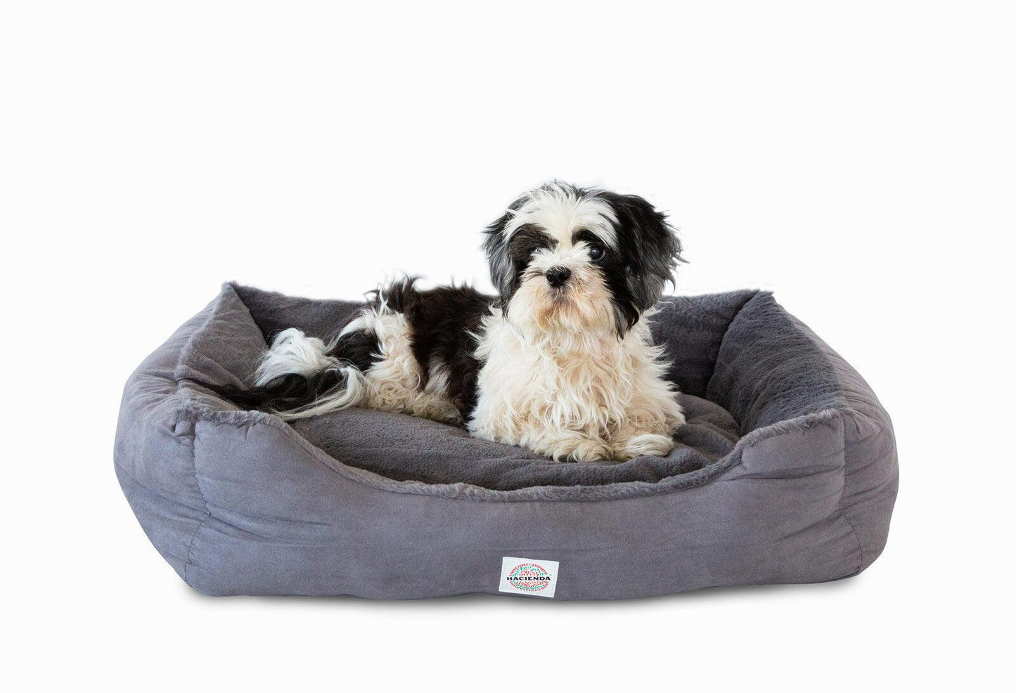 Easy to Clean Electric Heated Rabbit Faux Fur Covering Pet Bed - Small - Mega Pet Store