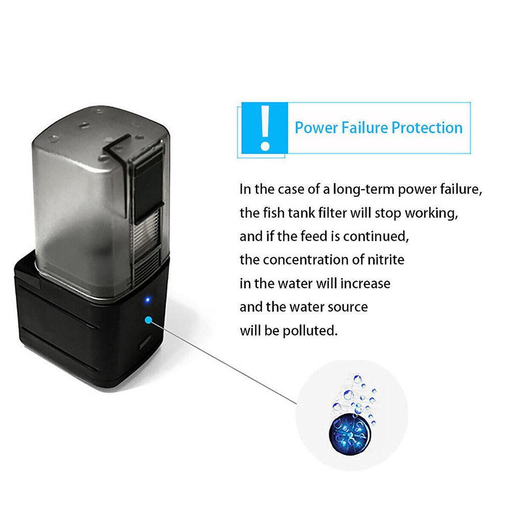 WiFi Automatic Fish Food Feeder Pet Feeding Aquarium Tank Pond Dispenser USB - Mega Pet Store
