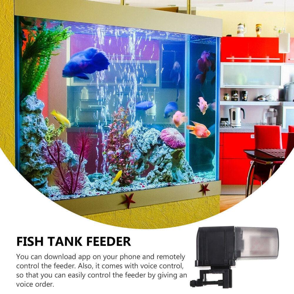 WiFi Automatic Fish Food Feeder Pet Feeding Aquarium Tank Pond Dispenser USB - Mega Pet Store