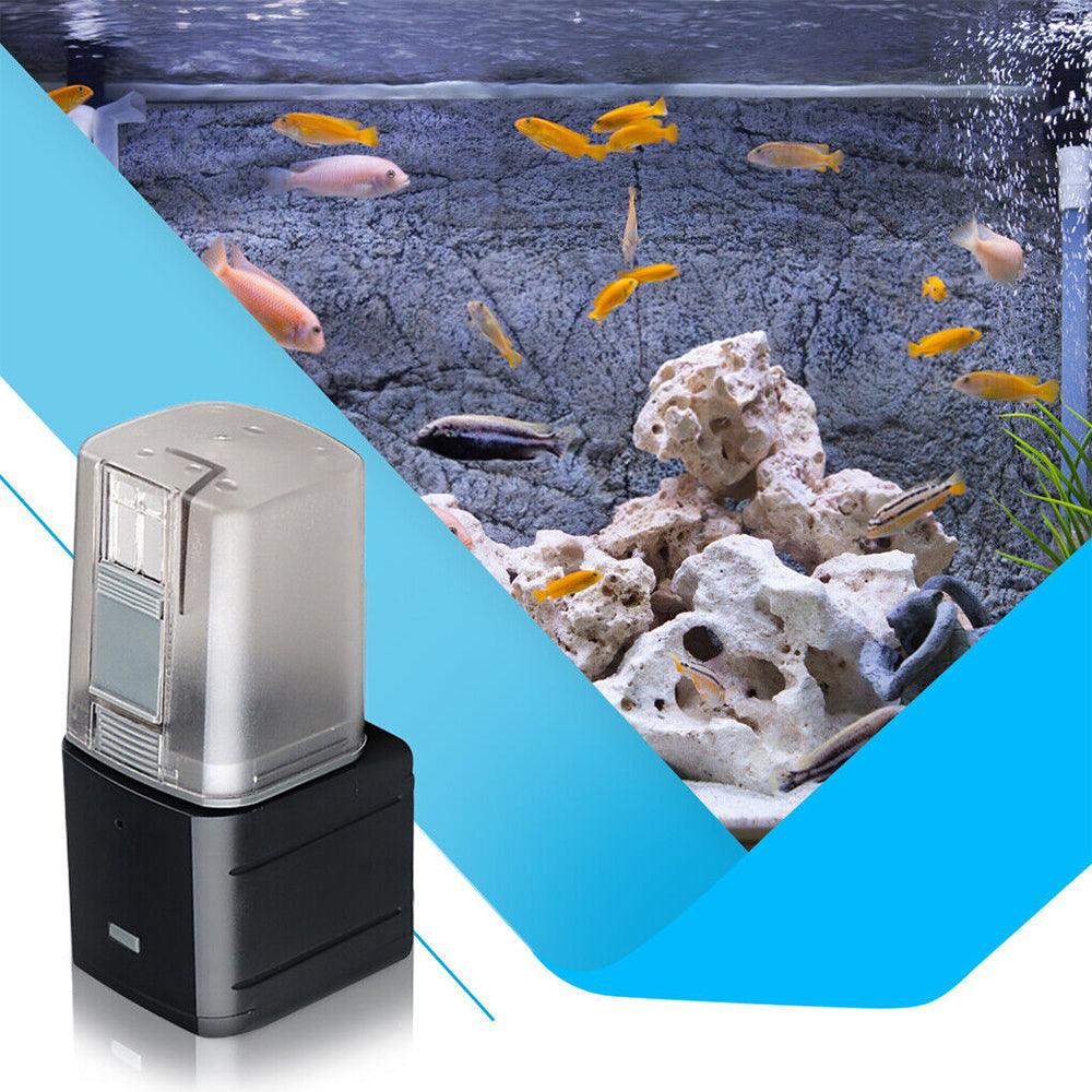 WiFi Automatic Fish Food Feeder Pet Feeding Aquarium Tank Pond Dispenser USB - Mega Pet Store