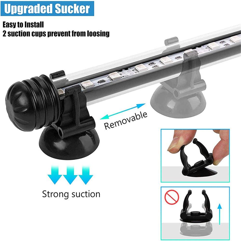 15 LED Aquarium Fish Tank LED Light Bar Lamp 28cm Pool Submersible Waterproof White Light - Mega Pet Store