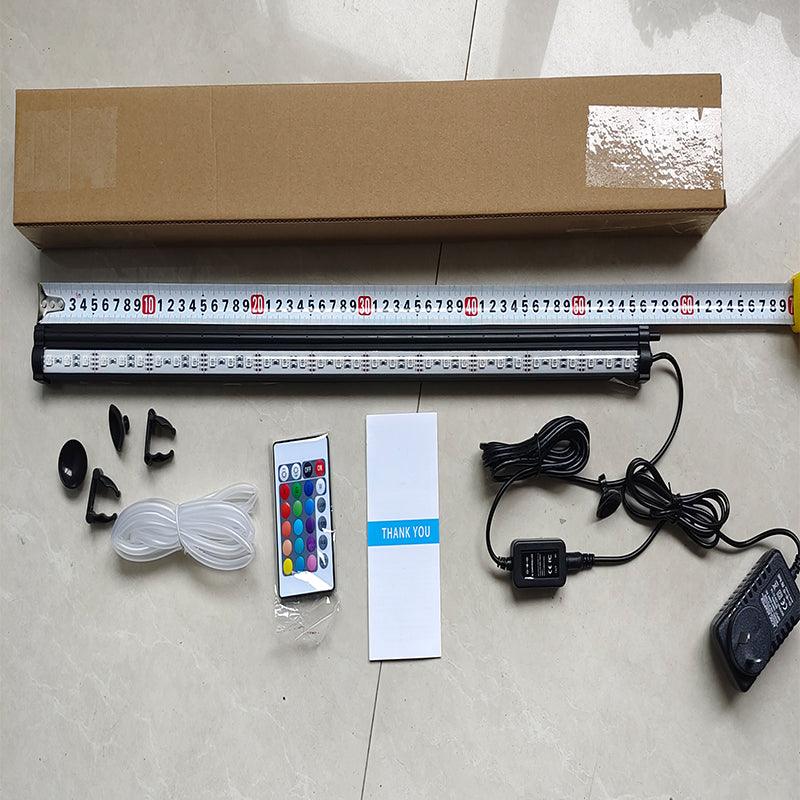 58cm LED Aquarium Lights Submersible Air Bubble RGB Light for Fish Tank Underwater - Mega Pet Store