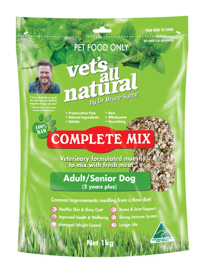 Vets All Natural Complete Mix for Adult/Senior Dogs (2 years plus)
