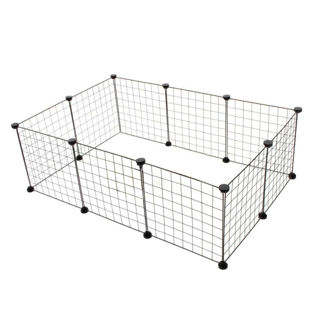 Floofi Small Pet Playpen (Black) FI-PP-103-JY - Mega Pet Store