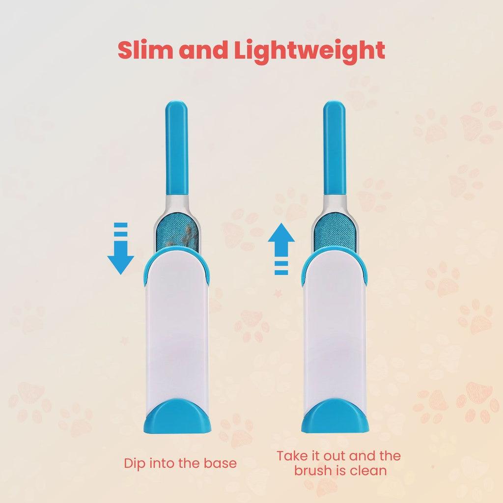Floofi 3-in-1 Pet Remover Brush Blue - Mega Pet Store
