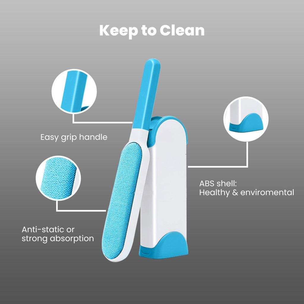 Floofi 3-in-1 Pet Remover Brush Blue - Mega Pet Store