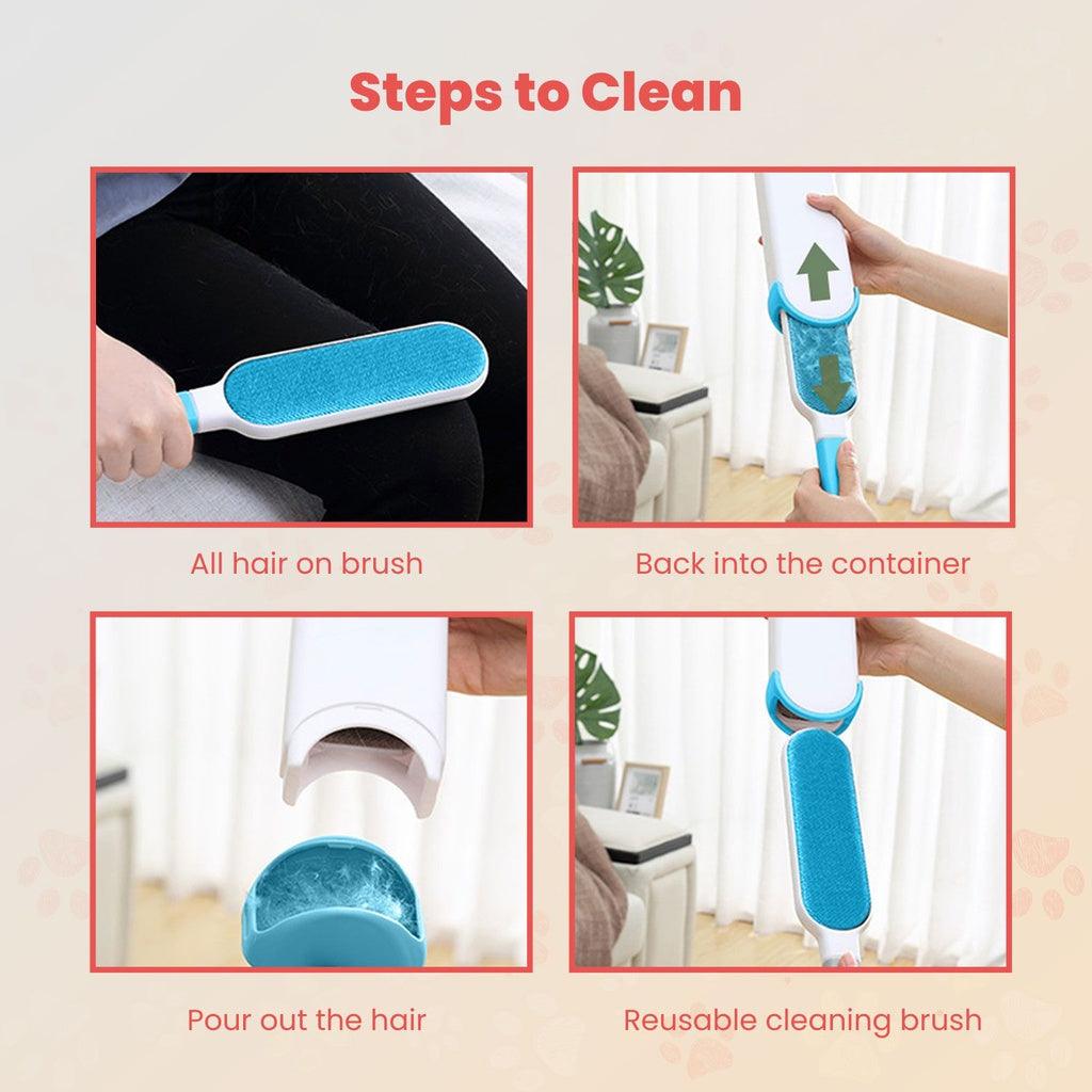 Floofi 3-in-1 Pet Remover Brush Blue - Mega Pet Store
