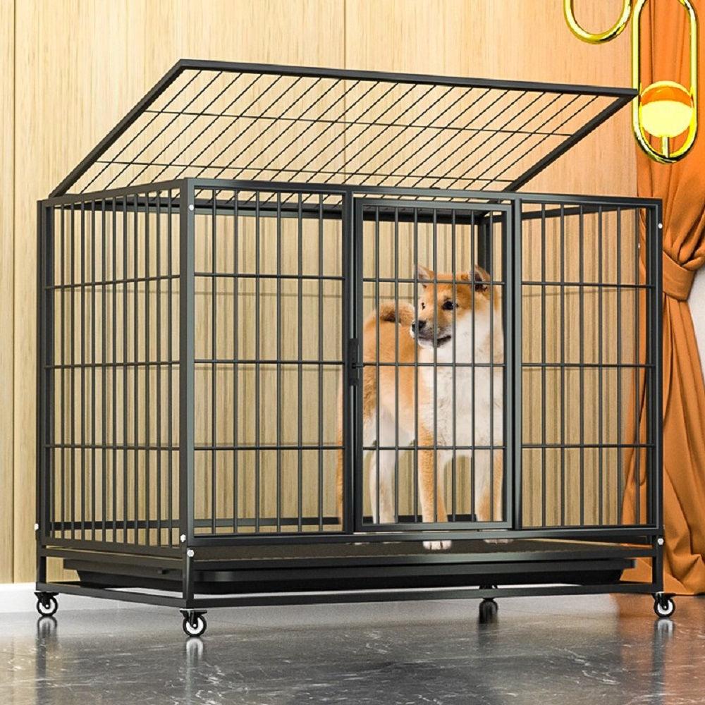 Floofi Dog Cage 46" (with wheels) FI-PC-132-XD - Mega Pet Store