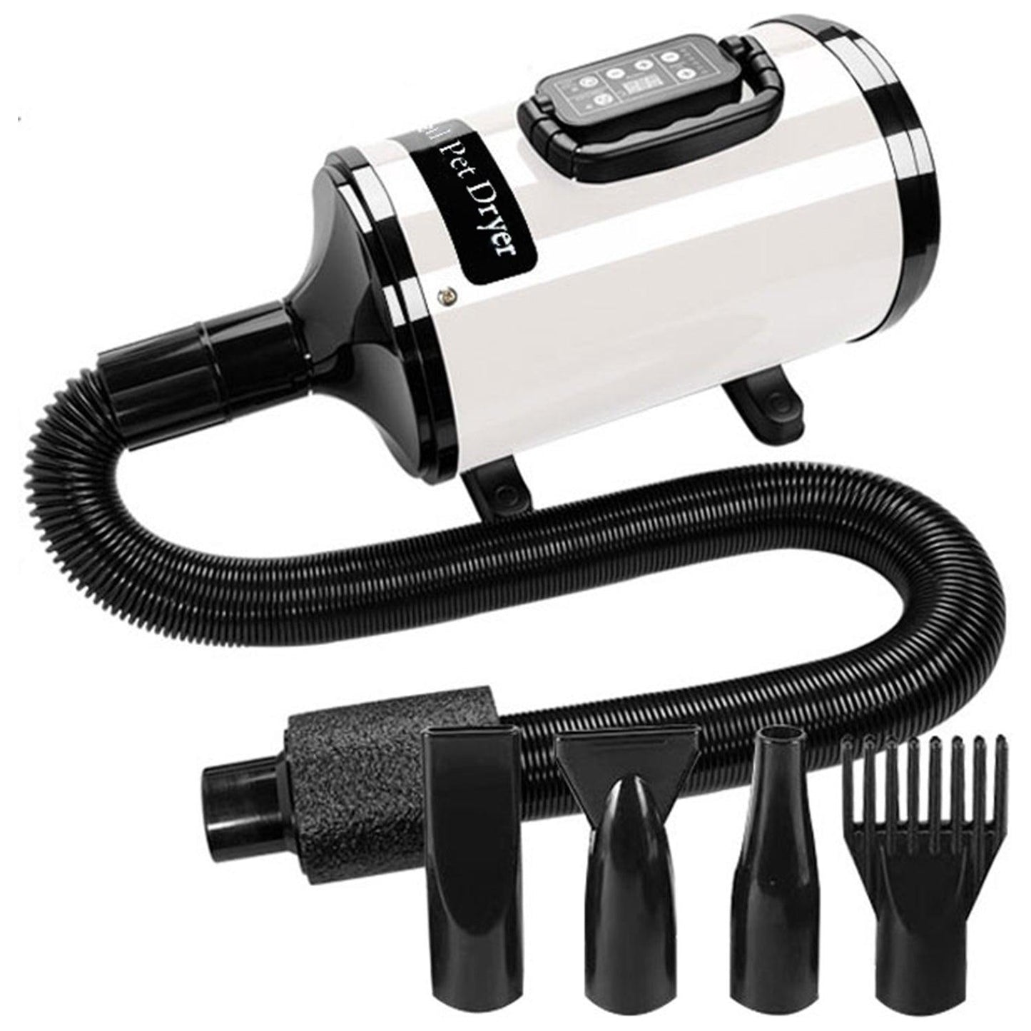 Floofi Pet Hair Dryer LCD (White) FI-PHD-113-DY - Mega Pet Store