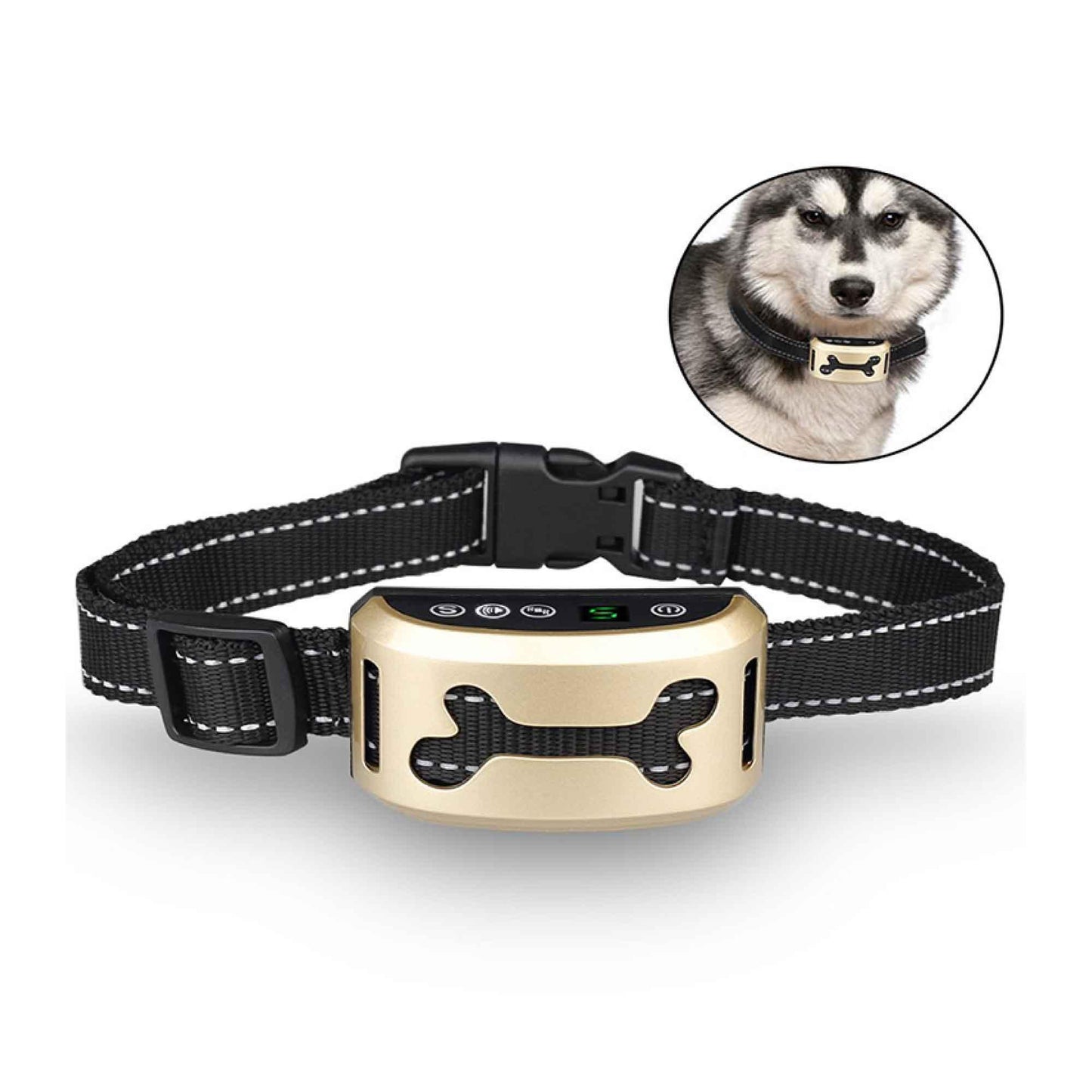 Dog Bark Collar - Sound and Vibration Automatic USB Rechargeable Training Device - Mega Pet Store