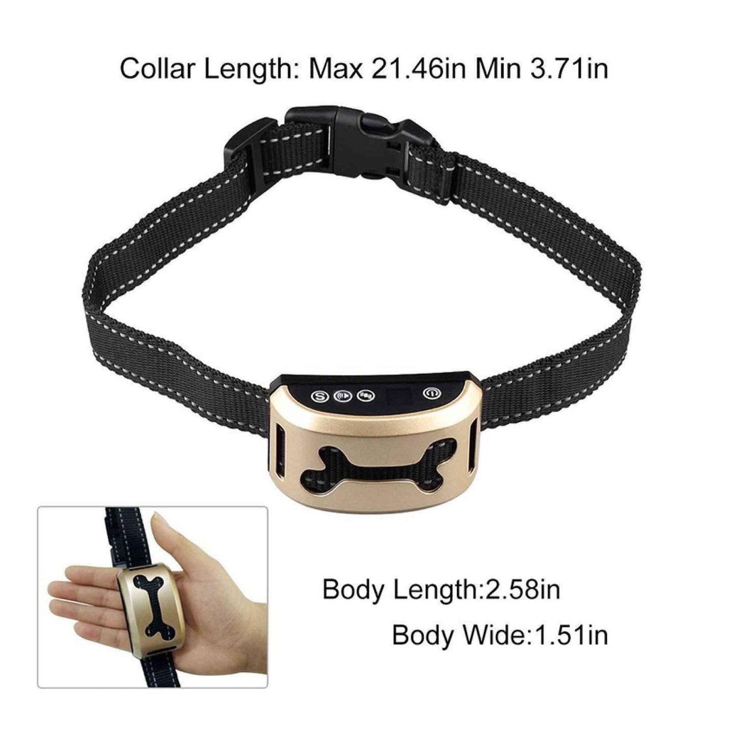 Dog Bark Collar - Sound and Vibration Automatic USB Rechargeable Training Device - Mega Pet Store