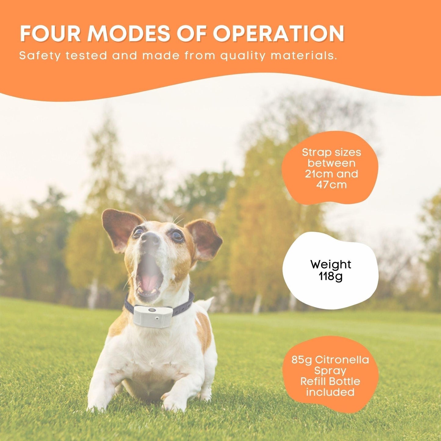 Dog Bark Collar - Citronella USB Rechargeable Mist Spray Training Device - Mega Pet Store