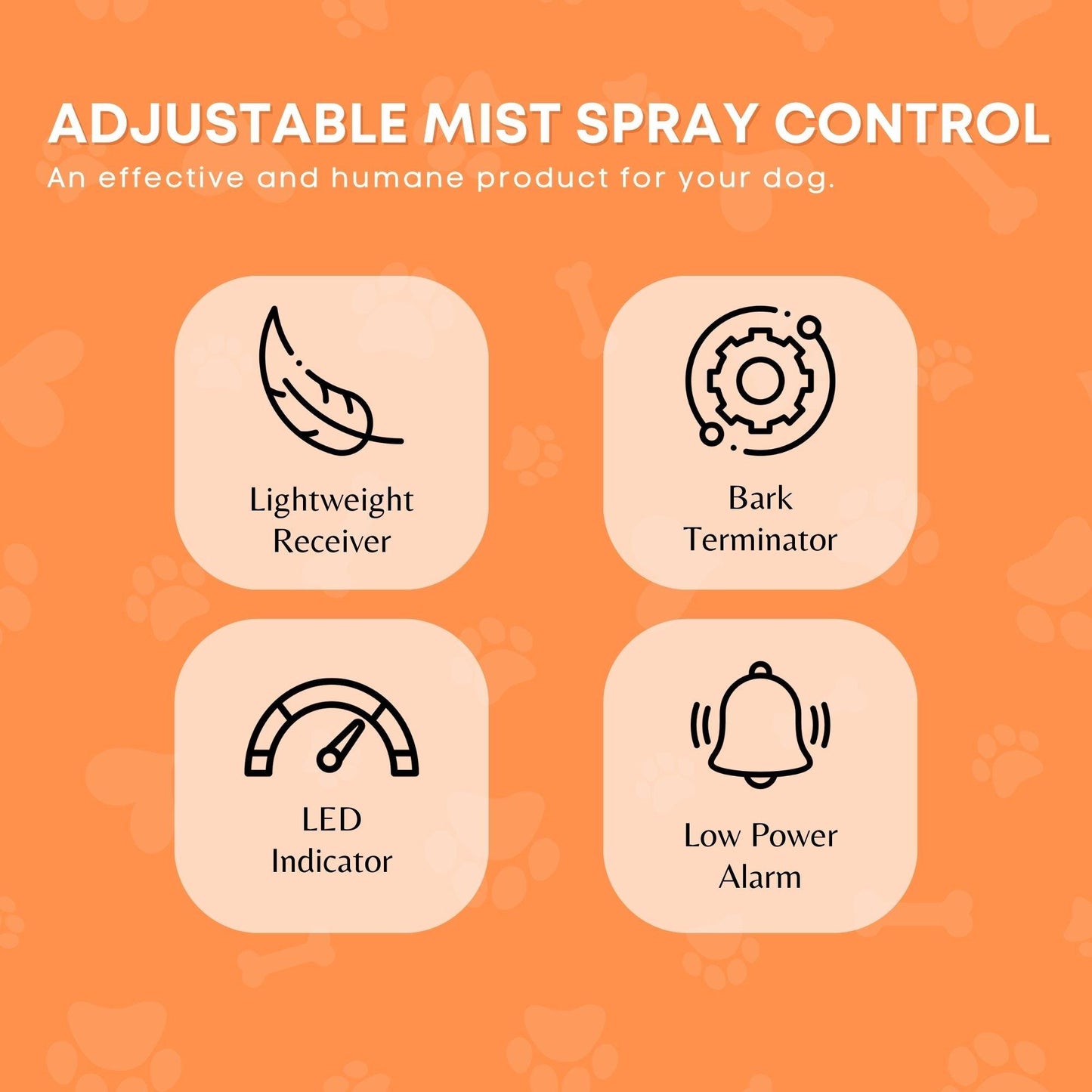 Dog Bark Collar - Citronella USB Rechargeable Mist Spray Training Device - Mega Pet Store