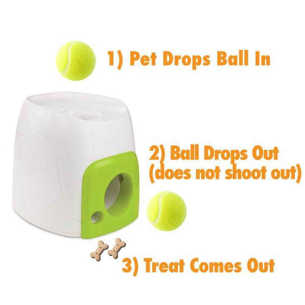 Fetch N Treat Dog Toy - Interactive Ball Roll and Reward Pet Play - All For Paws - Mega Pet Store