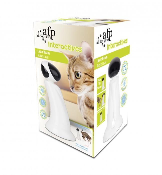 Laser Beam Cat Toy - Interactive Automatic Robot Pointer Pet Kitty Play - AFP - Mega Pet Store