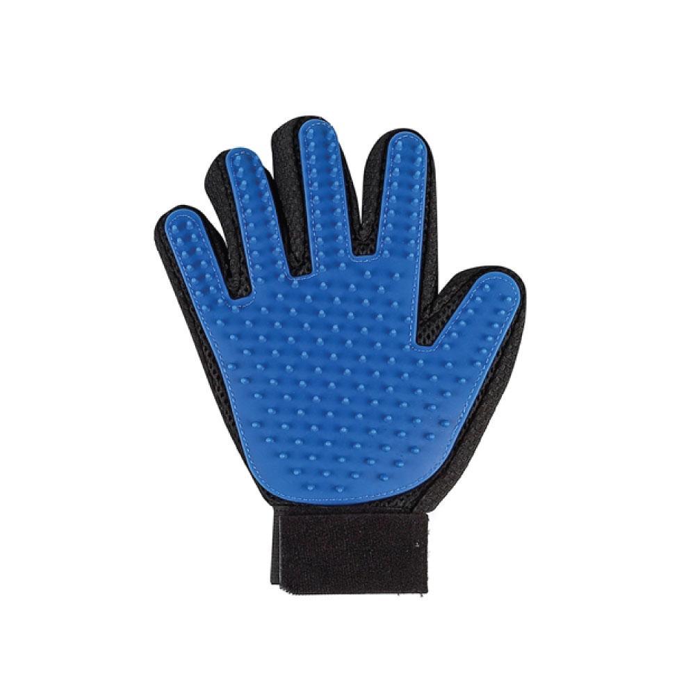 2in1 Pet Deshedding and Massage Glove - Dog or Cat Hair Grooming Right Hand Mitt - Mega Pet Store