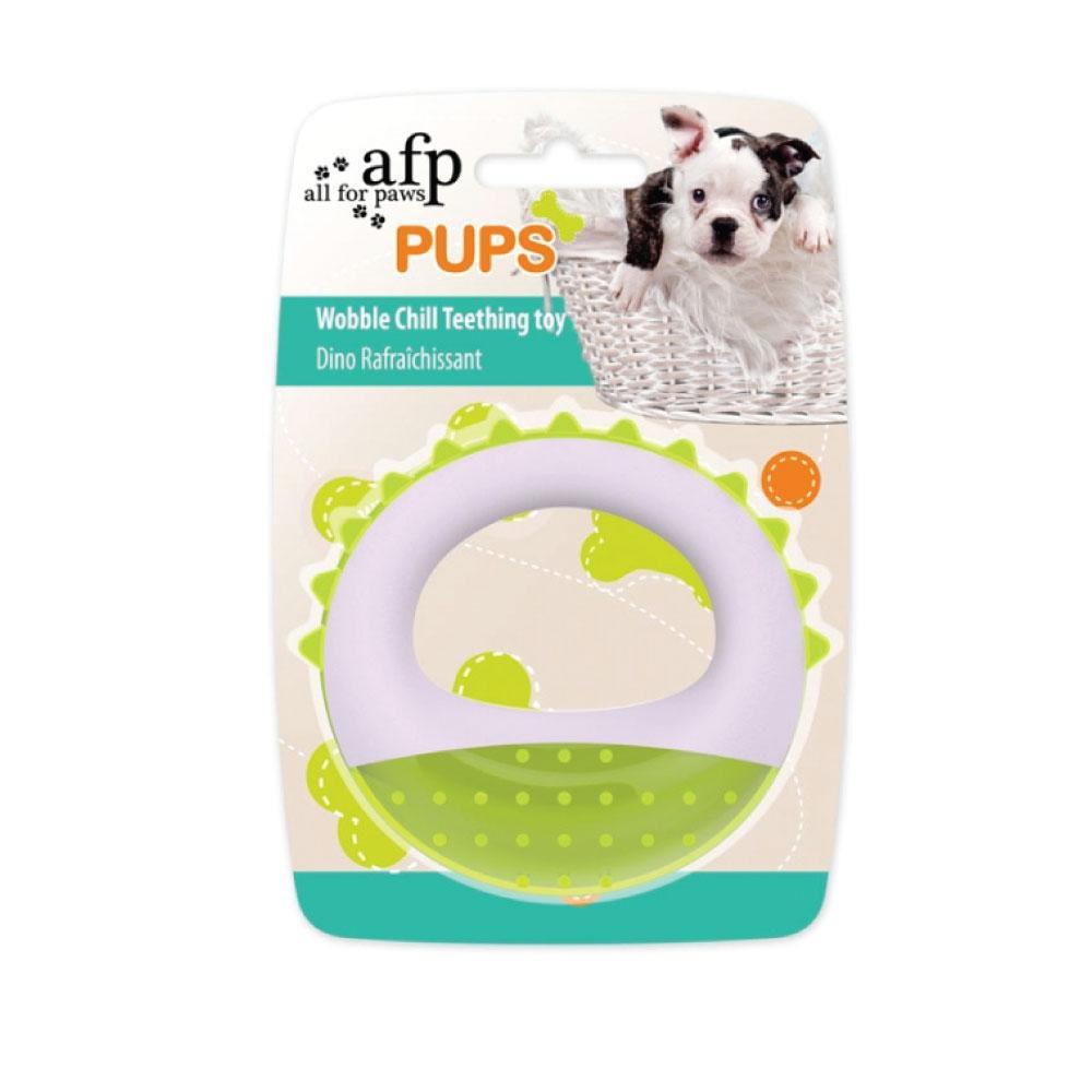Puppy Teething Toy Ring - Dog Dental Gel Cold Chew - Wobble Chill Toys AFP - Mega Pet Store