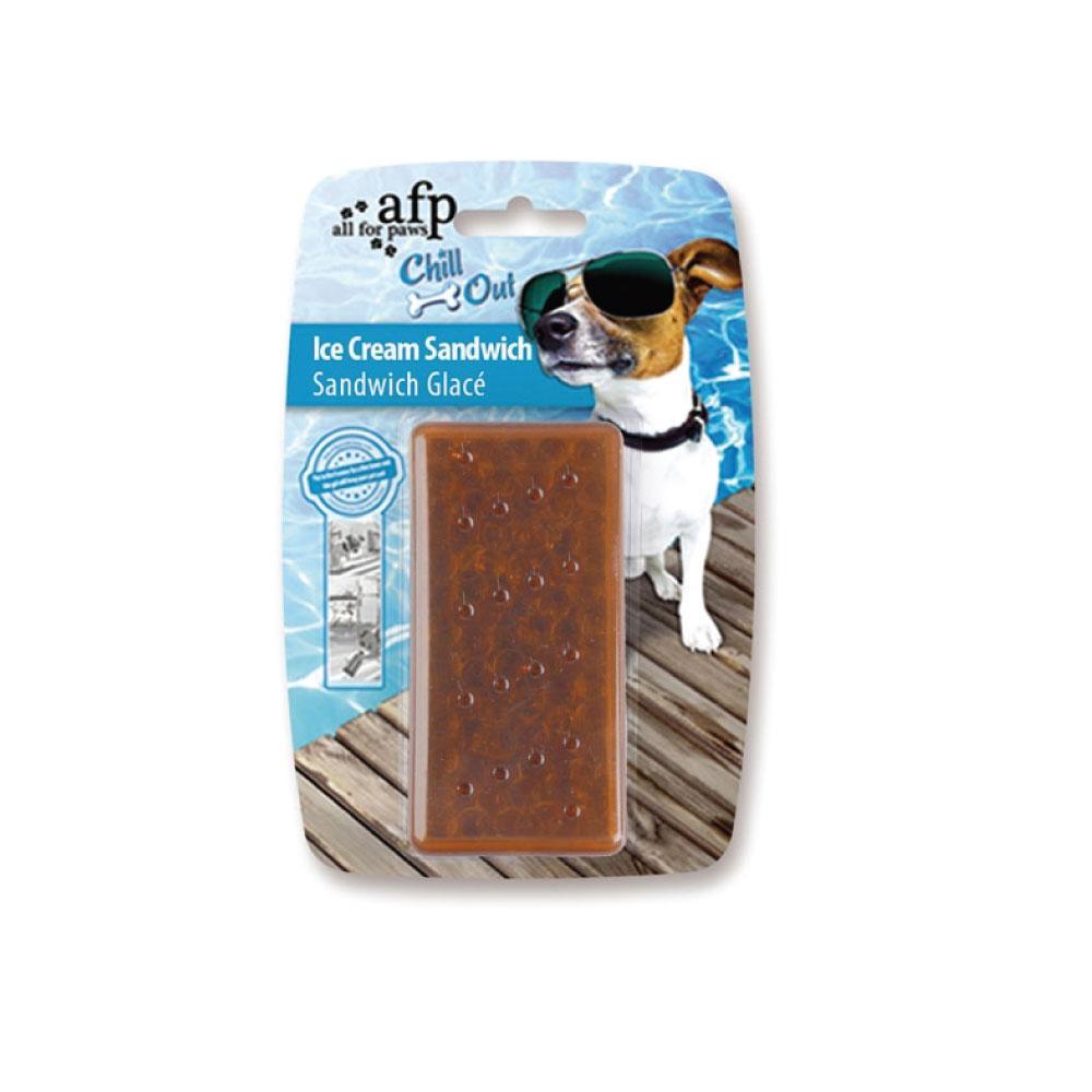 Dog Gel Freezable Chew - Ice Cream Sandwich Cooling Biting Toy AFP - Mega Pet Store