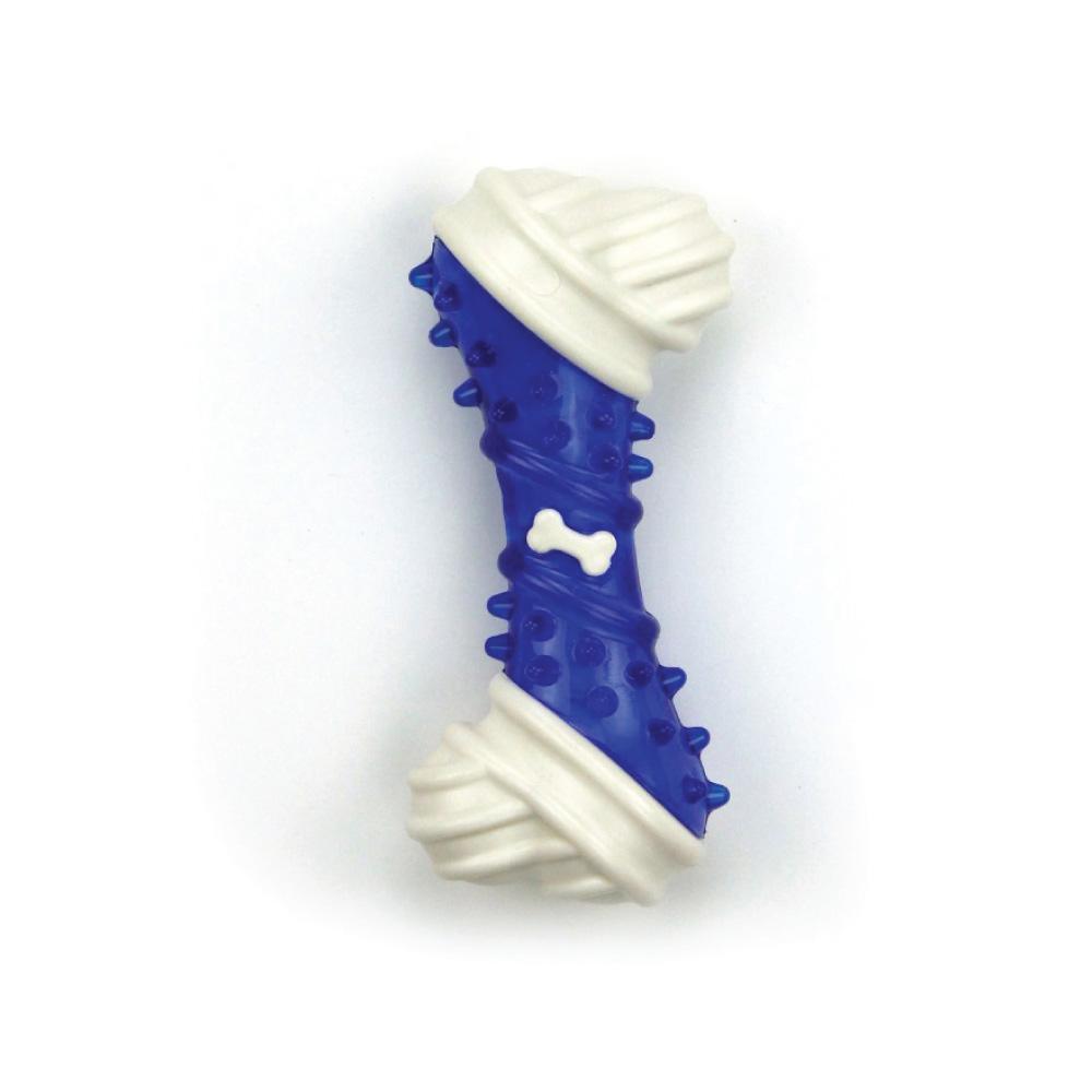 Dog Chew Bone - Blue Chicken Flavour Taste - Puppy Dental Teething Gum Toy AFP - Mega Pet Store