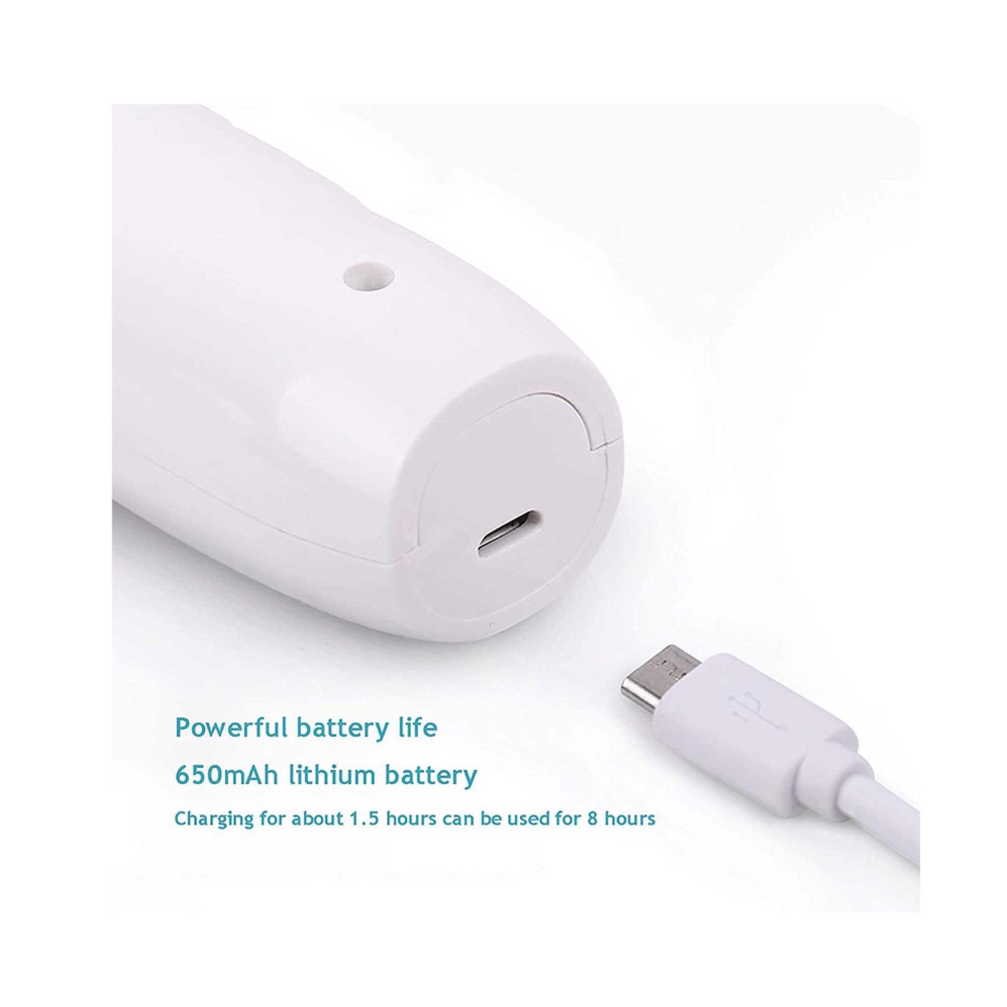 Pet Nail Grinder Dog Cat Electric Trimmer Turbo USB Rechargeable Claw Filer N9 - Mega Pet Store