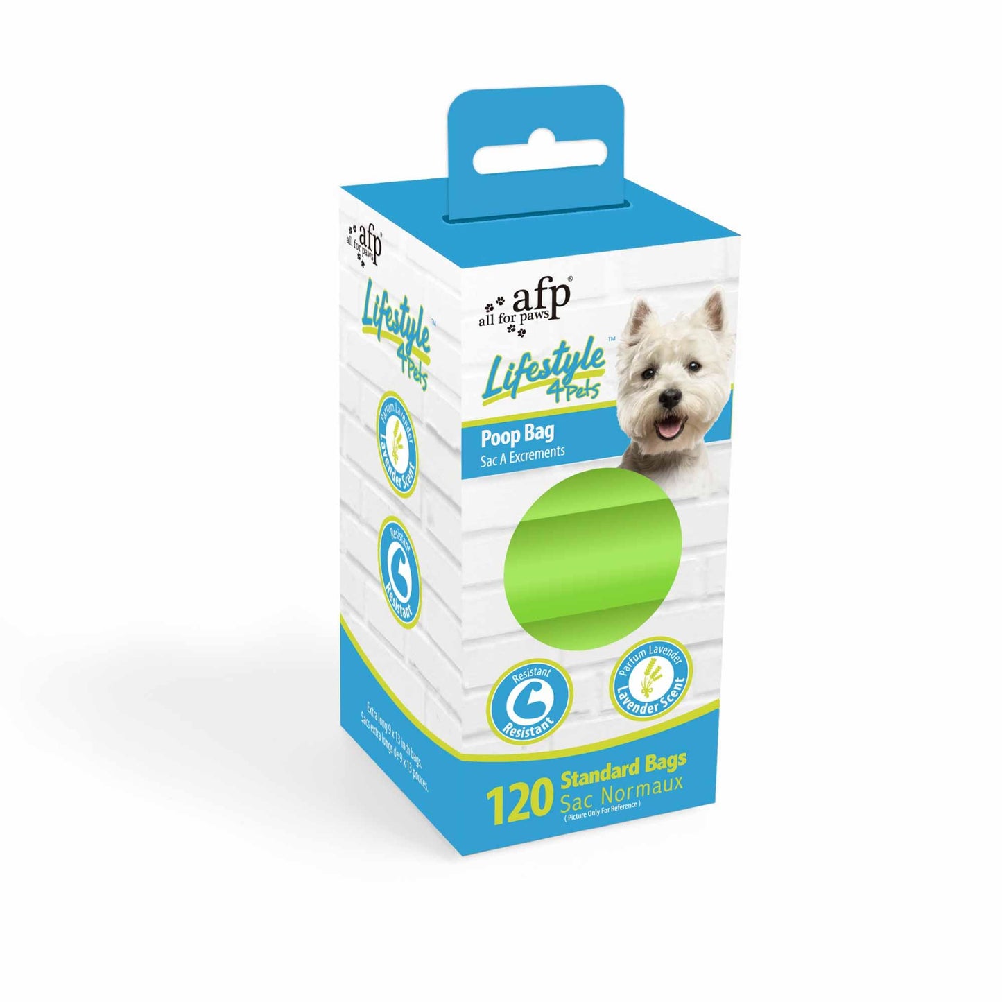 120 Dog Poop Bags 8x15 Rolls/Bags - Pet Waste Roll Lavender - Mega Pet Store